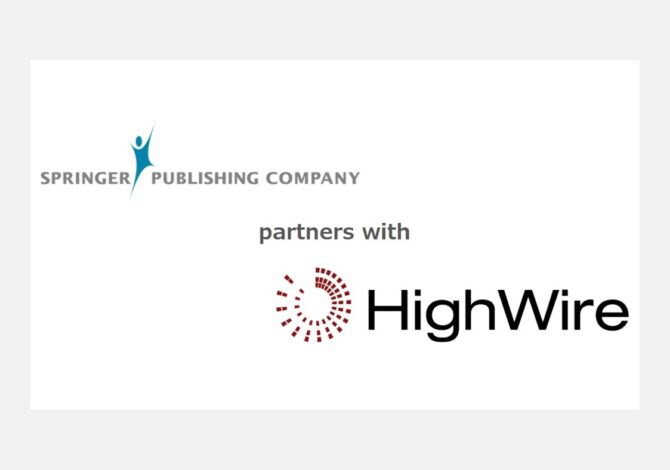 Springer Publishing selects HighWire as digital hosting partner