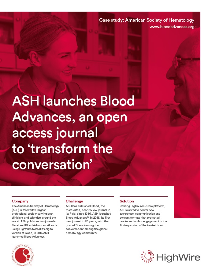 Case study - American Society of Hematology