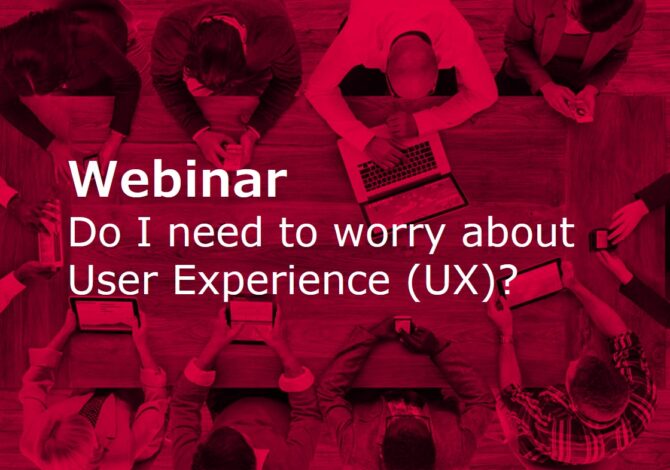 Webinar - User Experience