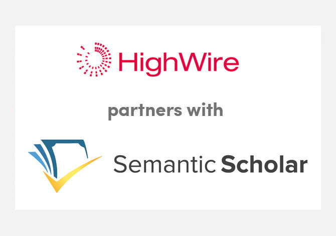 HighWire and Semantic Scholar partner to enhance article discovery