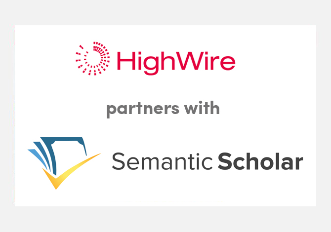 HighWire and Semantic Scholar partner to enhance article discovery