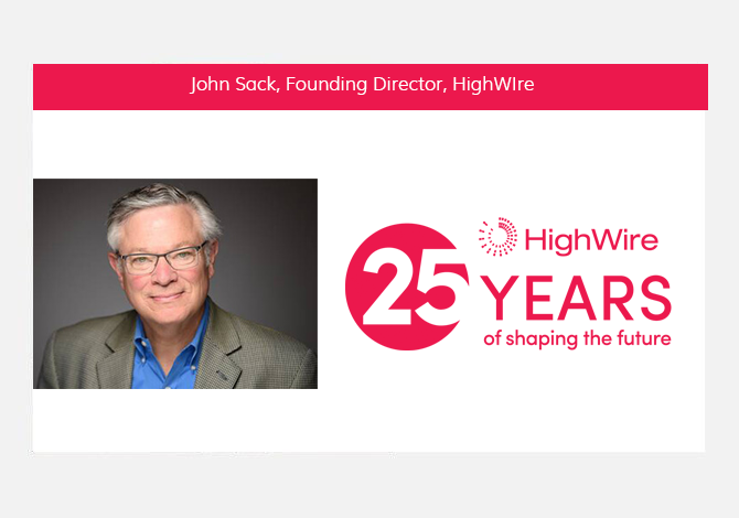 HighWire at 25: John Sack looks back