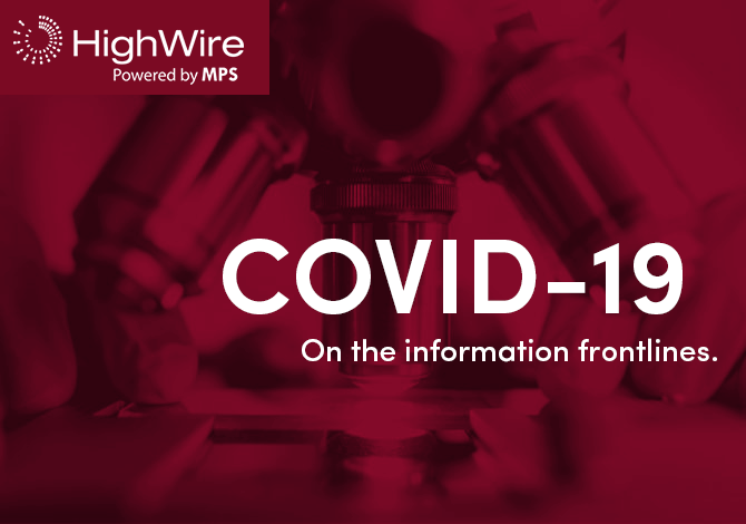 HighWire reinforces commitment to supporting dissemination of knowledge during COVID-19 epidemic
