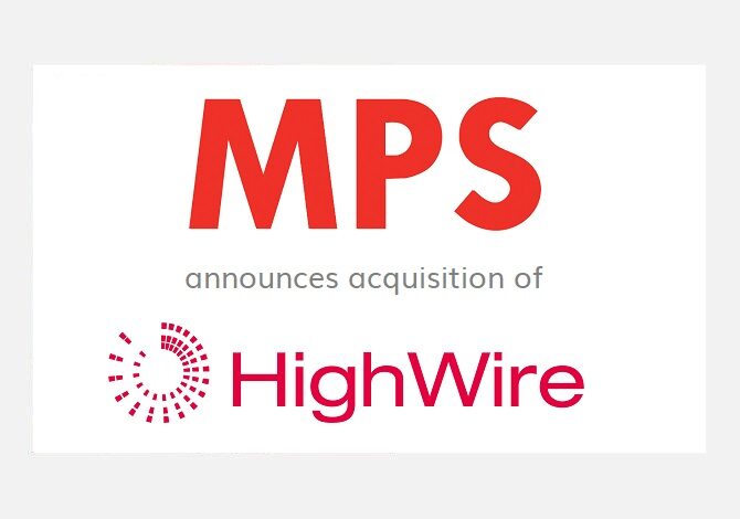 MPS completes acquisition of HighWire Press to accelerate Platform business