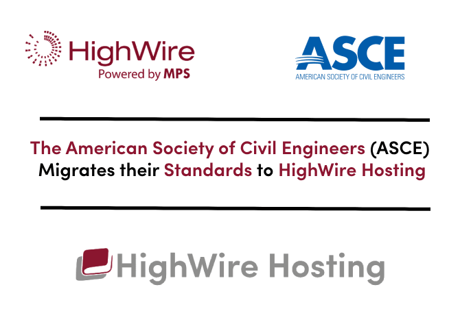 American Society of Civil Engineers Migrates to HighWire Hosting