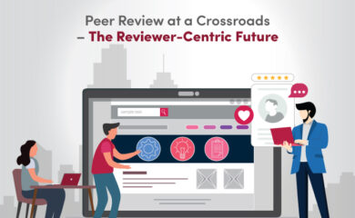 Sven Fund presenting on reviewer-first peer review with AI