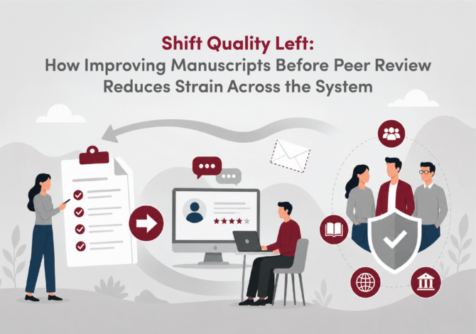 Shift Quality Left: How Improving Manuscripts Before Peer Review Reduces Strain Across the System